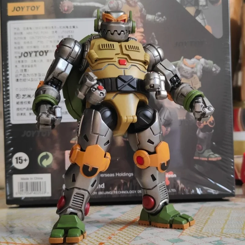 

Joytoy Tmnt 1/18 Action Figure Tmnt-Leatherhead/Tmnt-Metalhead Model Mobile Soldier Mannequin Playing With Dolls Toy Gift