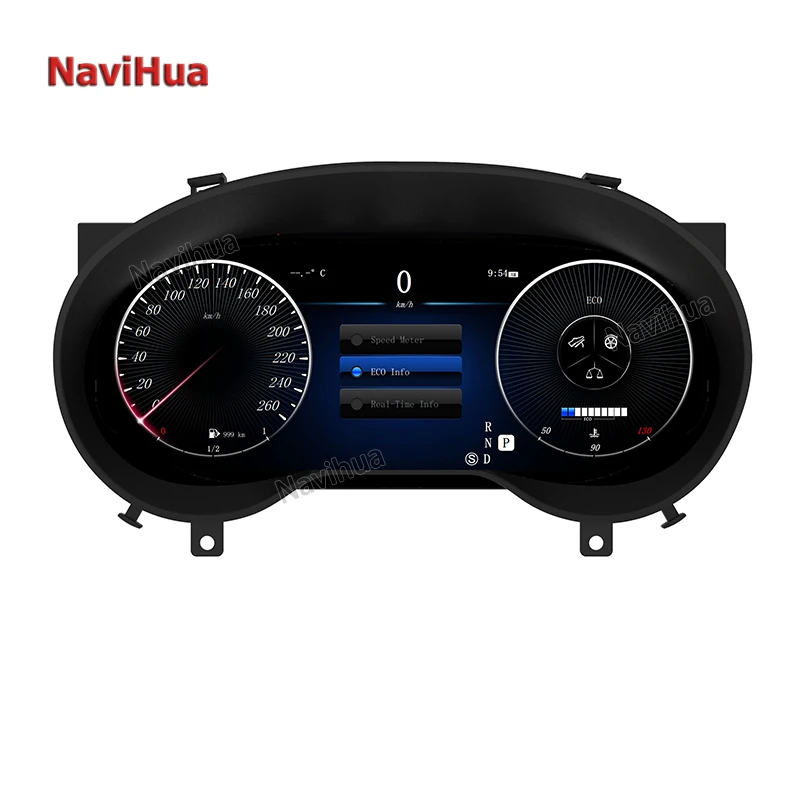Navihua 12,3'' LCD Dashboard Tacho Instrument Panel Digital Cluster Für Mercedes Benz Vito LINUX System