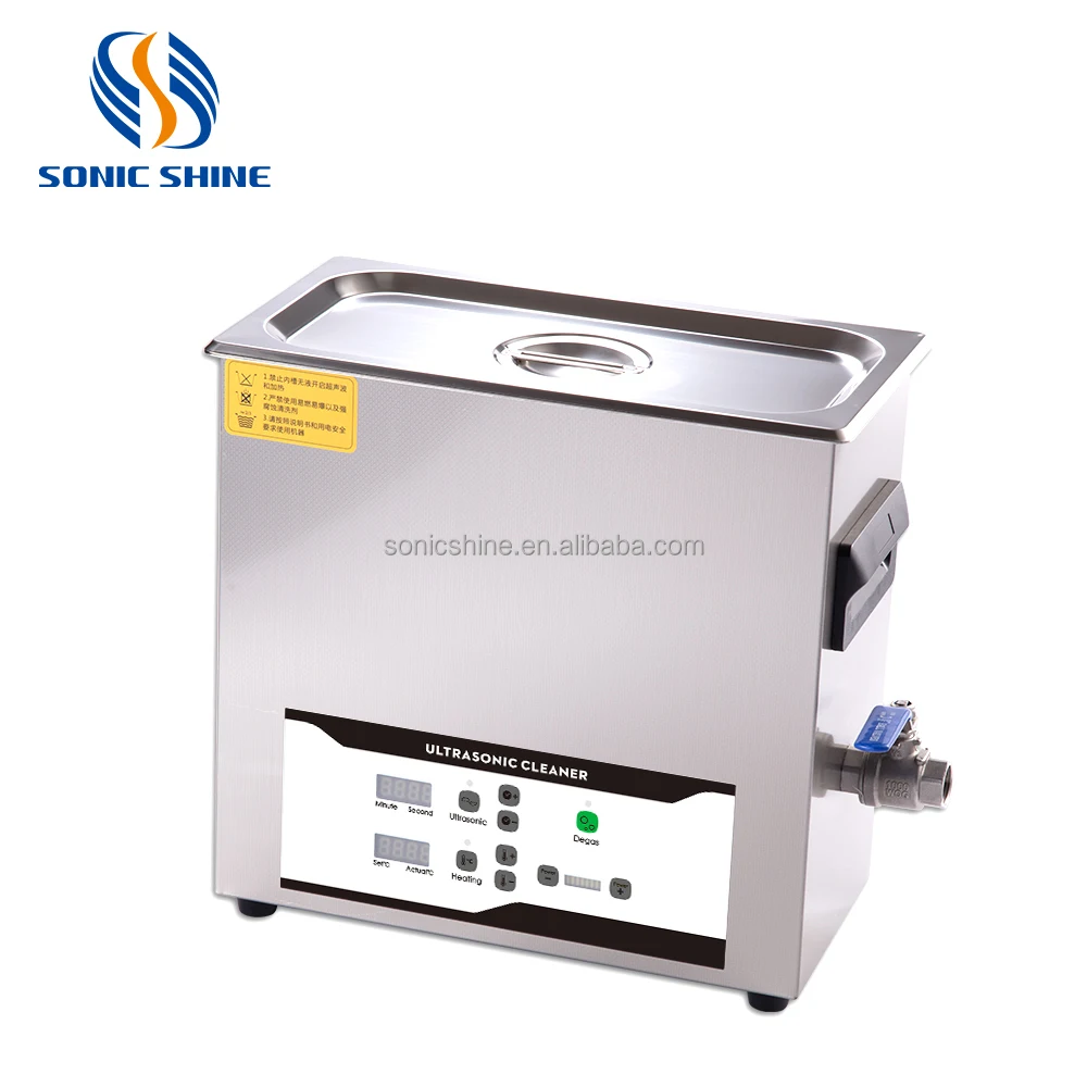 New Portable Tabletop Electric Digital Cleaner 4.5L Capacity 40KHz Adjustable Timer Heater Degas Function For Dental