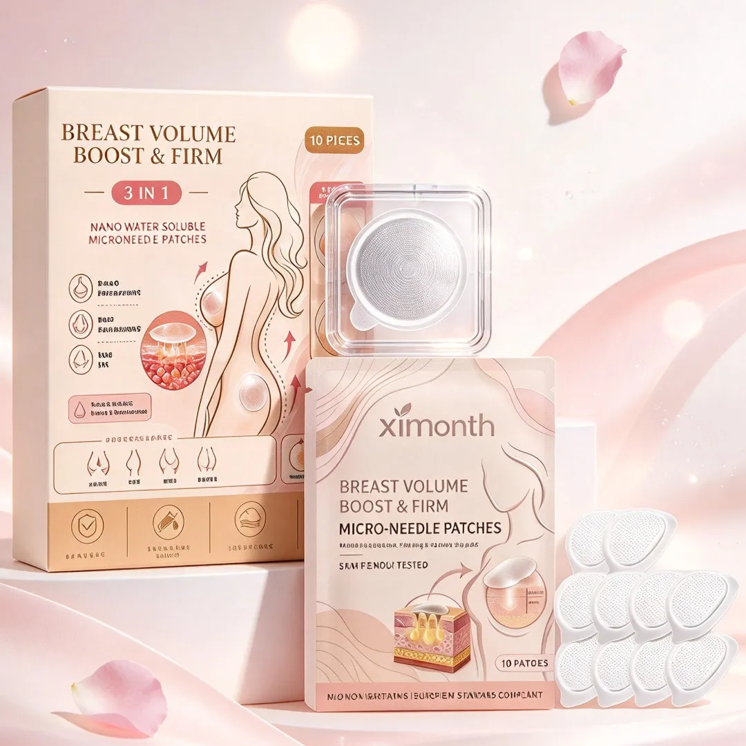 Nano-Microneedle Breast Plumping Patch Increased Skin Elasticity Firming Volume Support Hydrating Nourish Skin Care Stickers