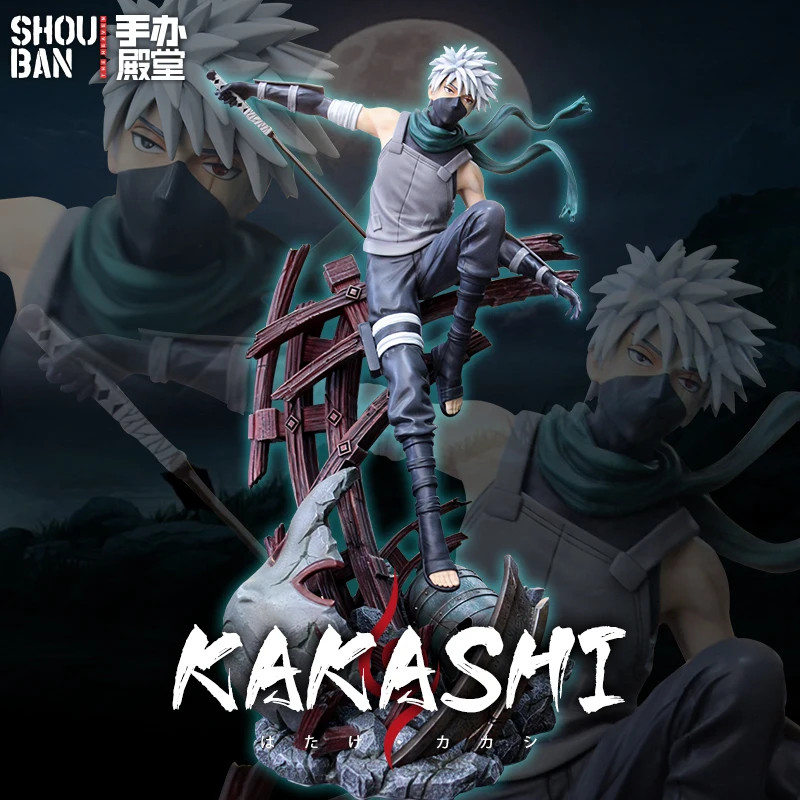 Bandai Bandai Naruto Behind the scenes Shadow Kakashi figure GK two-dimensional animation model ornament gift