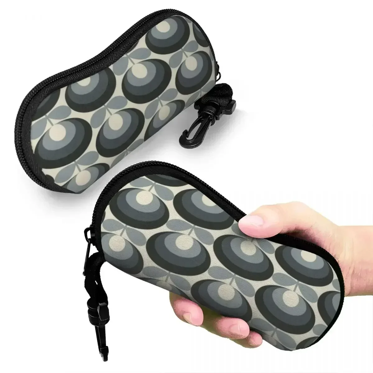 

Fabric Floral Glasses Case Fashion Mid Century Modern Scandinavian Shell Eyeglasses Case Sunglasses Box