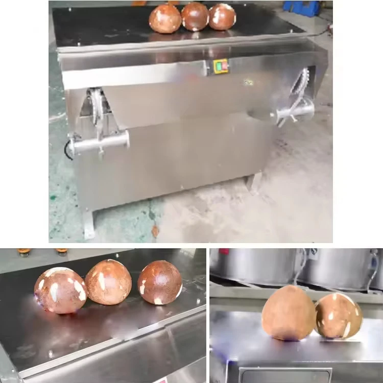 آلة تقشير جوز الهند البني الأوتوماتيكية آلة تقشير لحم جوز الهند البني القديم آلة قشر