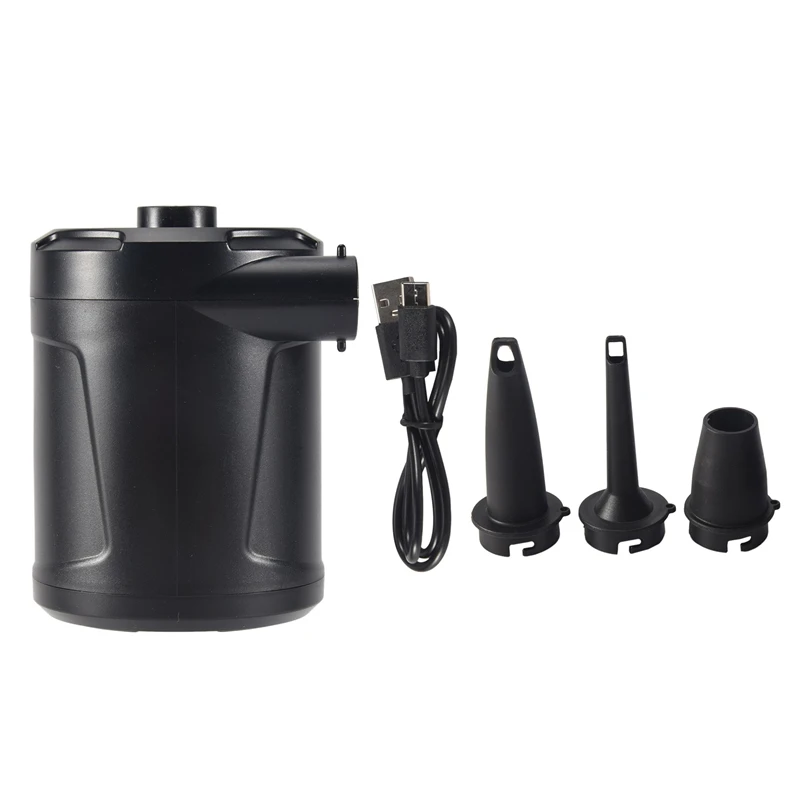 

Электрический воздушный насос, портативный беспроводной надувной матрас, насос с дефлятором для бассейна, для кемпинга, лодок