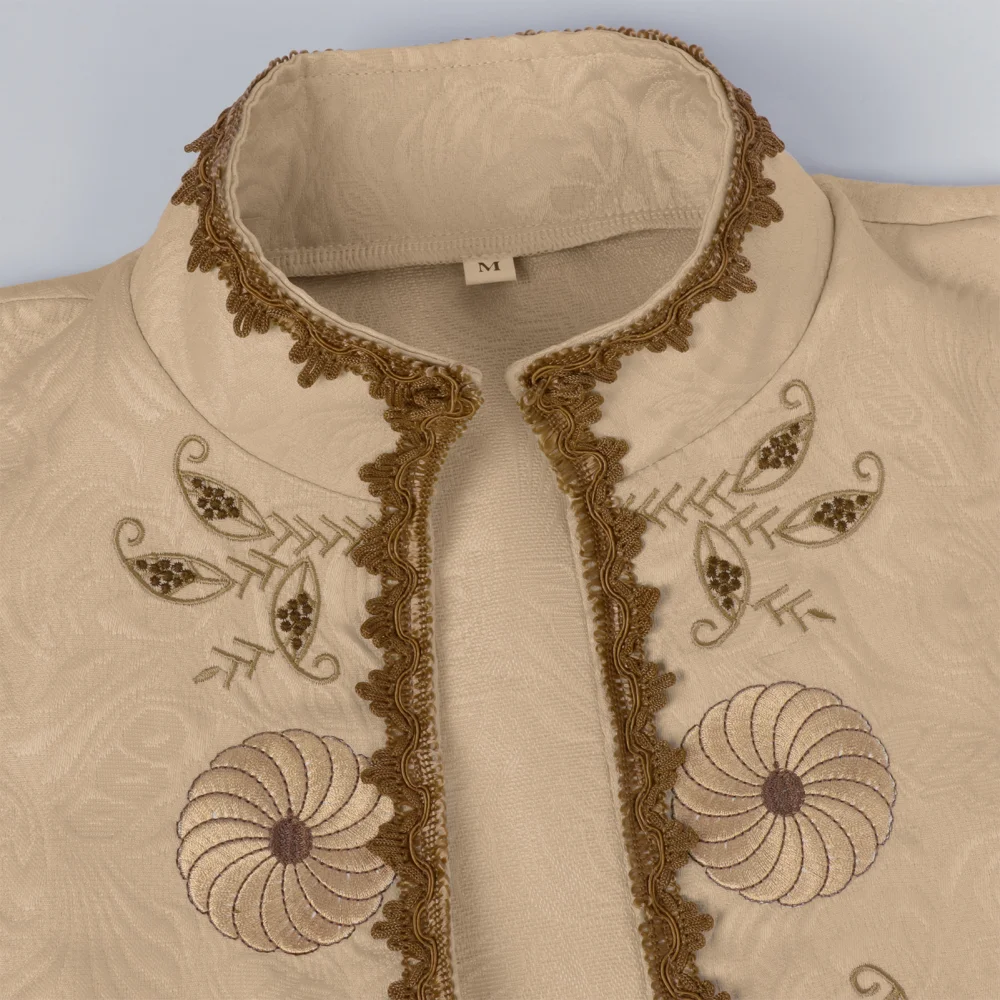 Men's Steampunk Coat Colonial Jacket Vintage Medieval Victorian Costume Tailcoat for Halloween Party