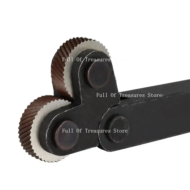 

Набор инструментов для накатки с двумя колесами, 7 шт., шаг 0,5 мм, 1 мм, 2 мм, набор инструментов для накатки токарного станка