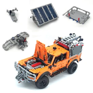 MOC Anhängerkupplung Kran-Plattform modifizierte Deckung für Pickups F-150 Raptor 42126 Ziegel Set Autobausteine DIY Toys Geschenke 10 Hauptverkaufsplattform Crane - №6