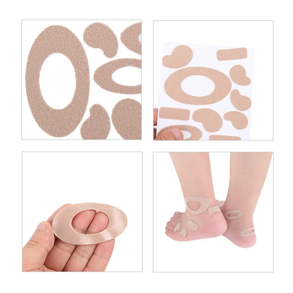 5 Sheets Shoes Insert Sticker Wool Like Cotton Lint Fabric Strong 3D Effect Warm Thick Soft Skin Friendly for All Day Wear Heel