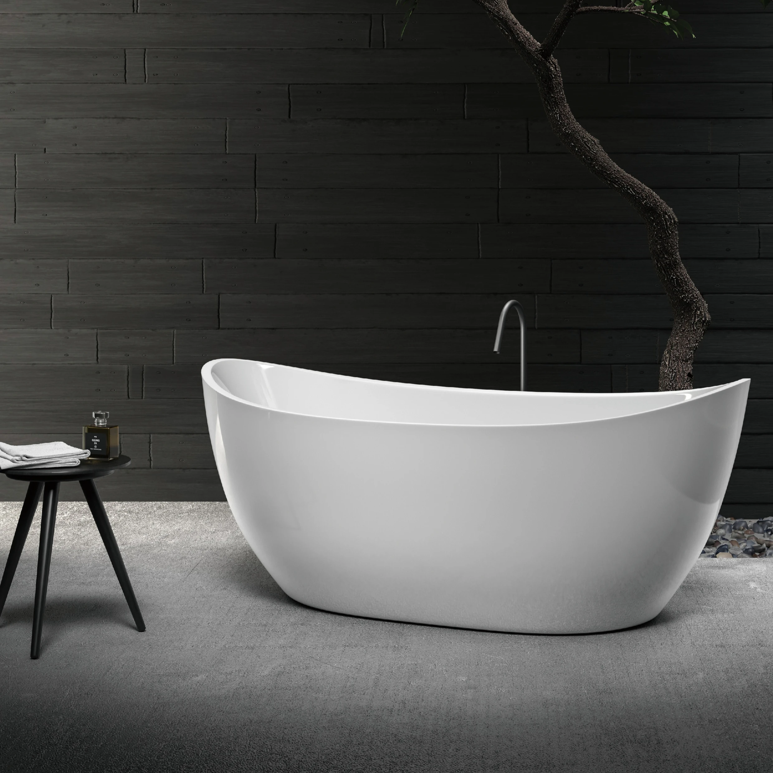

Customize Size Repairable CUPC Bath Tub Adult Luxury Soaking Solid Surface Freestanding Bathtubs