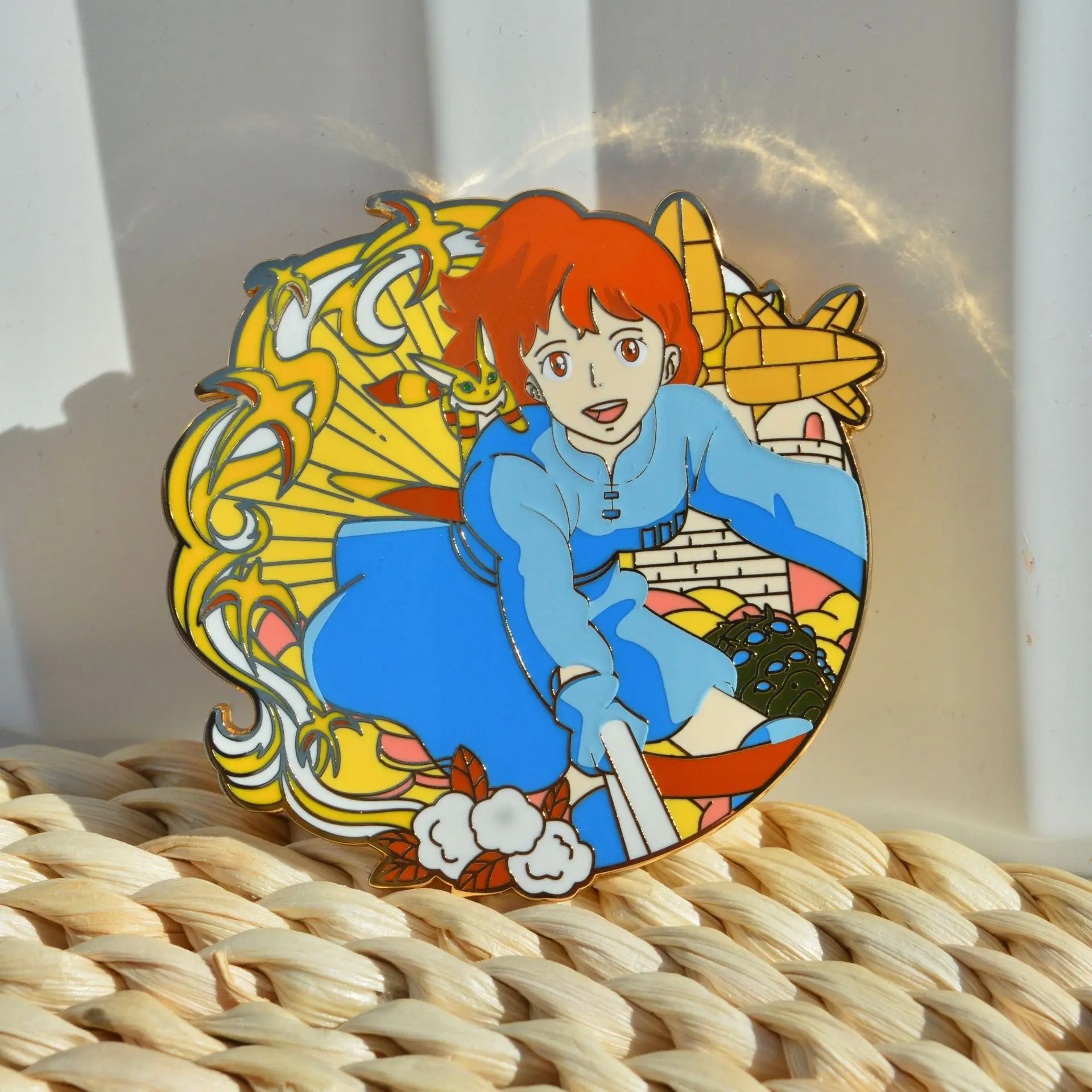 Hayao Miyazaki Brooch Fan Nausica Ä Of The Valley Of The Wind Metal Badge Nausica Brooch Backpack Accessory Pin