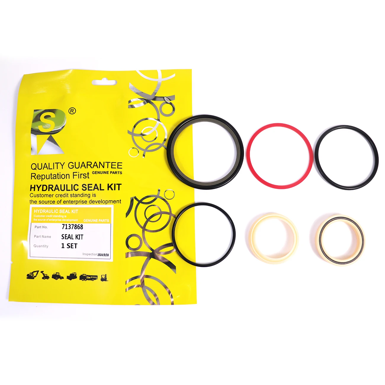 

Bucket Cylinder Seal Kit 7137868 for Bobcat DX17Z E20 E20Z