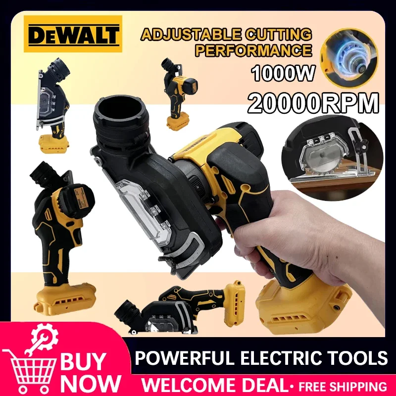 

Dewalt 3 Inch Mini Angle Grinder Cordless 3 Inch Electirc CUT OFF Tool Cutting Circular Saw Power Tool for 20V Battery
