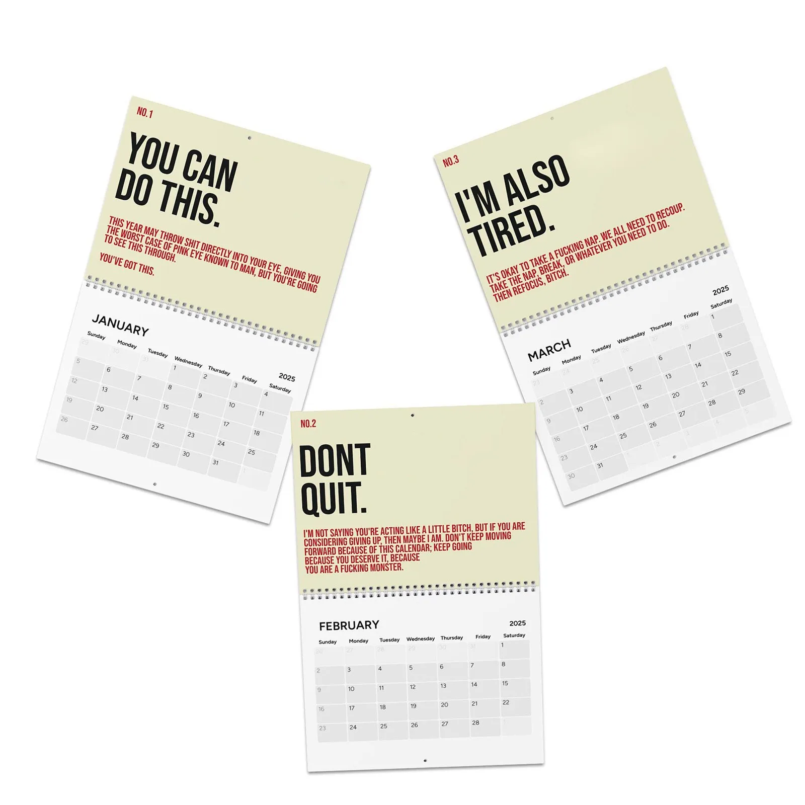 Calendário criativo 2025 calendário de lançamento de parede para sala de aula com citação espiritual organizando agendador diário 2025 registro diário