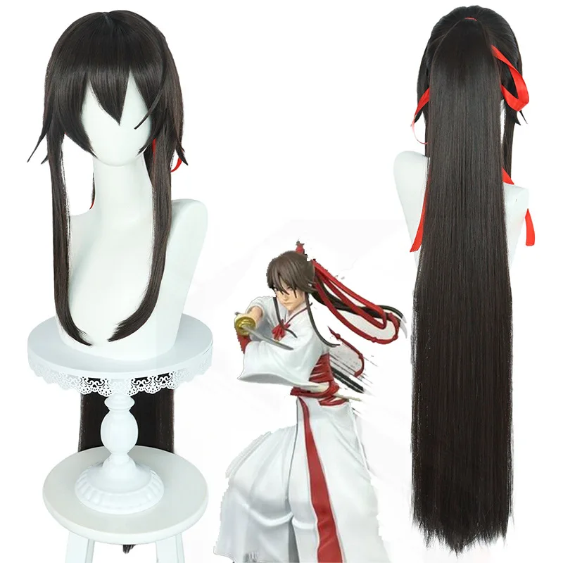 Jigoku Cosplay de Anime para hombres y mujeres, zapatos de Gabimaru, peluca, pelo largo, Yamada, Asaemon, Sagiri, fiesta de Halloween, accesorios