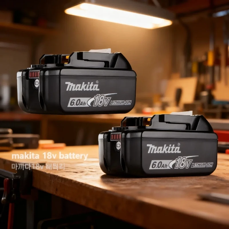 

Genuine Makita 6Ah/5Ah，Rechargeable battery，for Makita 18V Battery TD004G、DTD173、TD003G Replacement Lithium Battery
