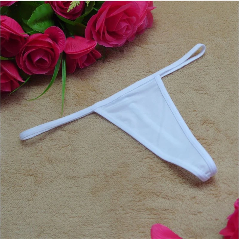 3PCS/Lot Sexy T-Back Thong Underwear Women Girls G-String Solid Color Lingerie Panties Seamless Female Low-Rise Thongs Panties