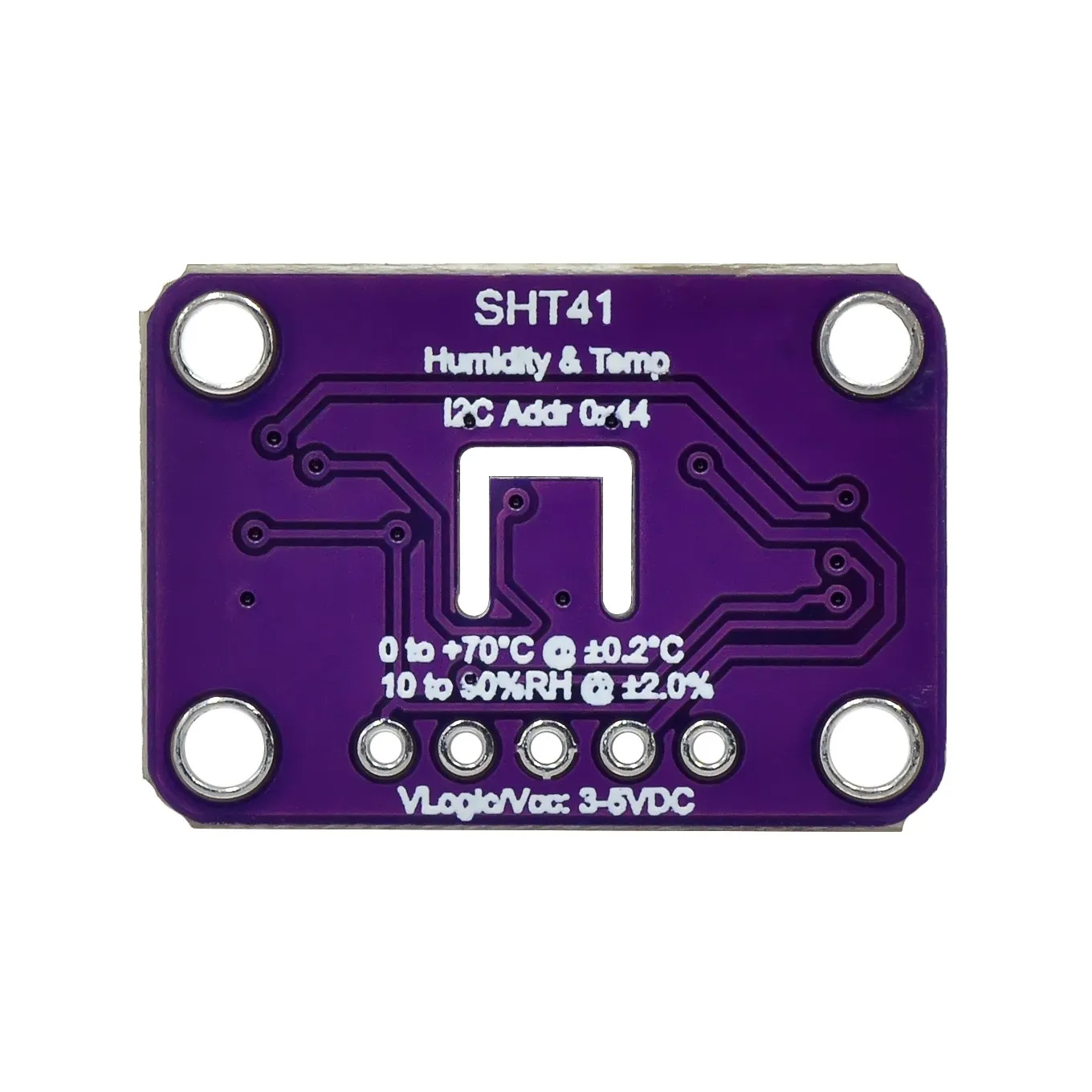 SHT40 SHT41 SHT45 T/H sensor For QWIIC port Temperature and humidity module