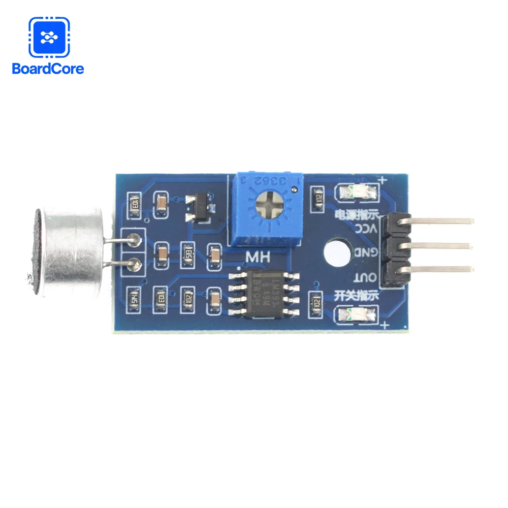 Sound Detection Sensor Module Sound Sensors Voice Operated Switch Microphone Module for Arduino Switches Smart Home