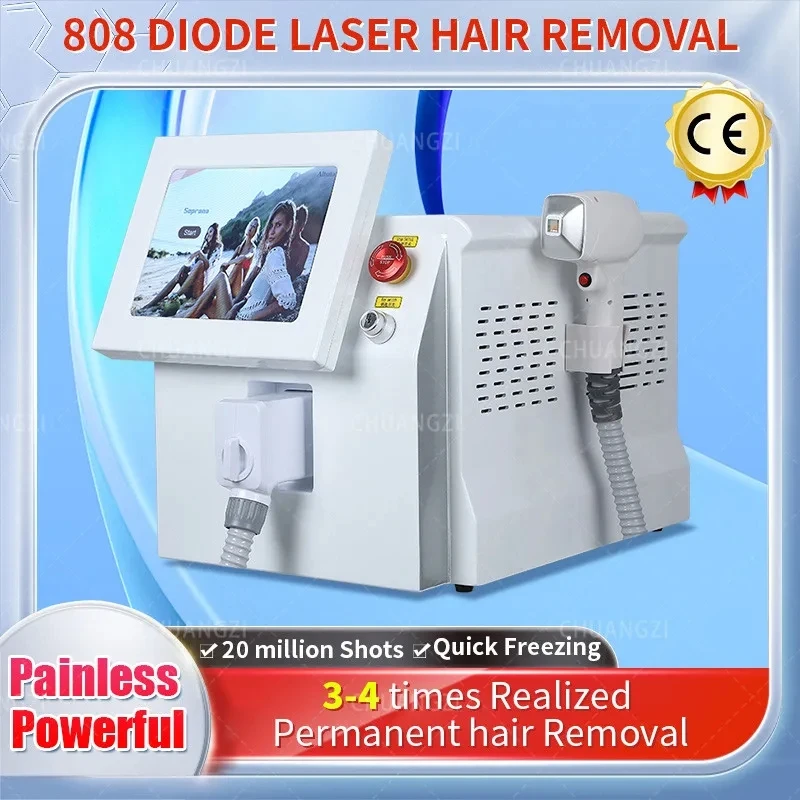 NEW 808 Diode Laser Comfortable hair removal silky smooth skin 755 810 1064NM laser hair removal machine