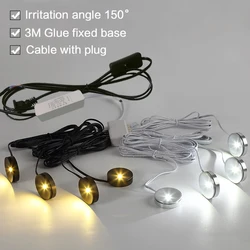 Armadietti per vino a Led Mini faretti a spina luminosa astigmatica per banchi di visualizzazione del modello kit per Garage scatole di visualizzazione faretti da incasso per scaffali