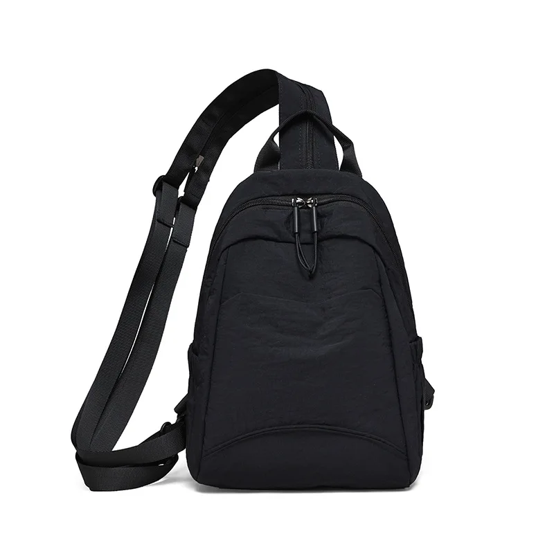 Casual Backpack Women's New Lightweight Crossbody Bag Large Capacity Student Schoolbag Travel Backpack Chest Bag Small Backpack image 4