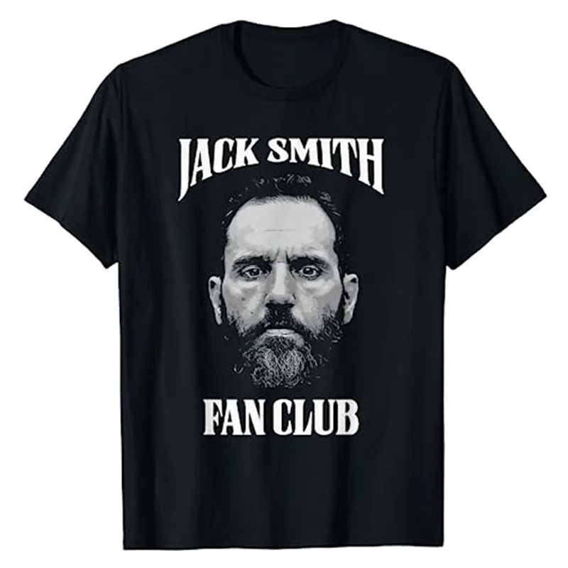 Jack Smith Fan Club Retro American Patriotic Political T-Shirt Funny Justice, Criminal Investigations Graphic Tee Sayings Tops