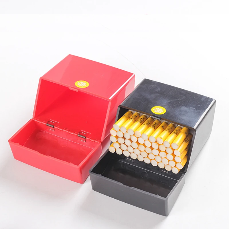 1pcs of clamshell plastic cigarette holder Tobacco case holds 50 cigarettes