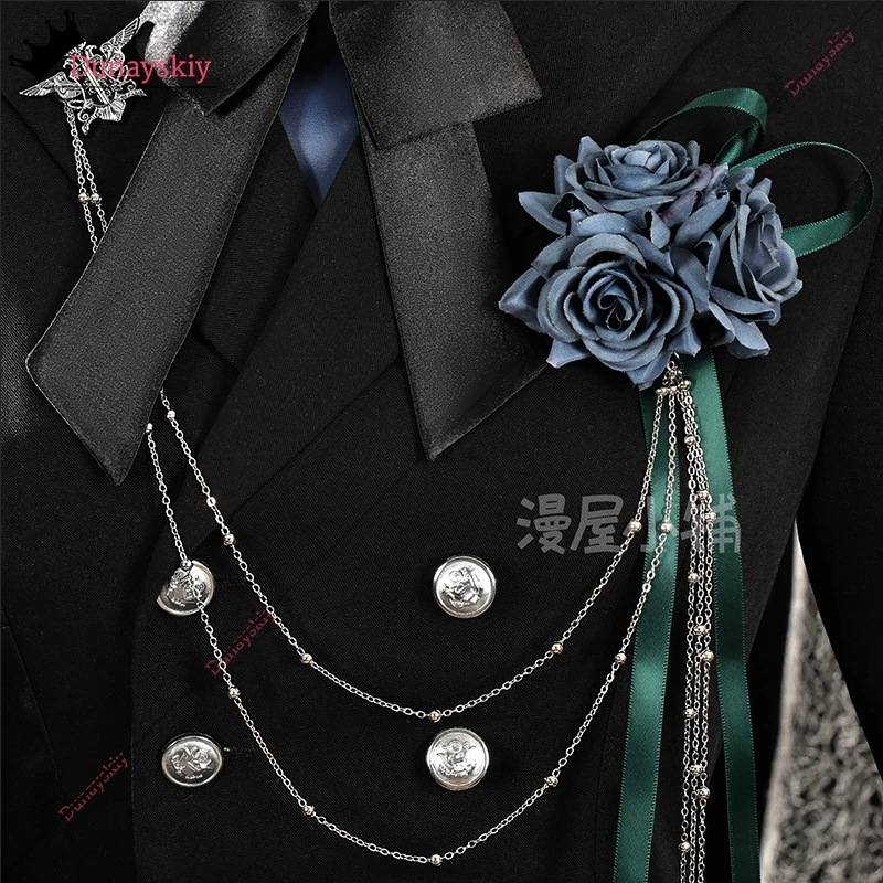 Black Ciel Phantomhive Butler Cosplay Costume Japanese Anime Gothic Lolita Dress Halloween Women's Costume Outfits Wig Prop view 5