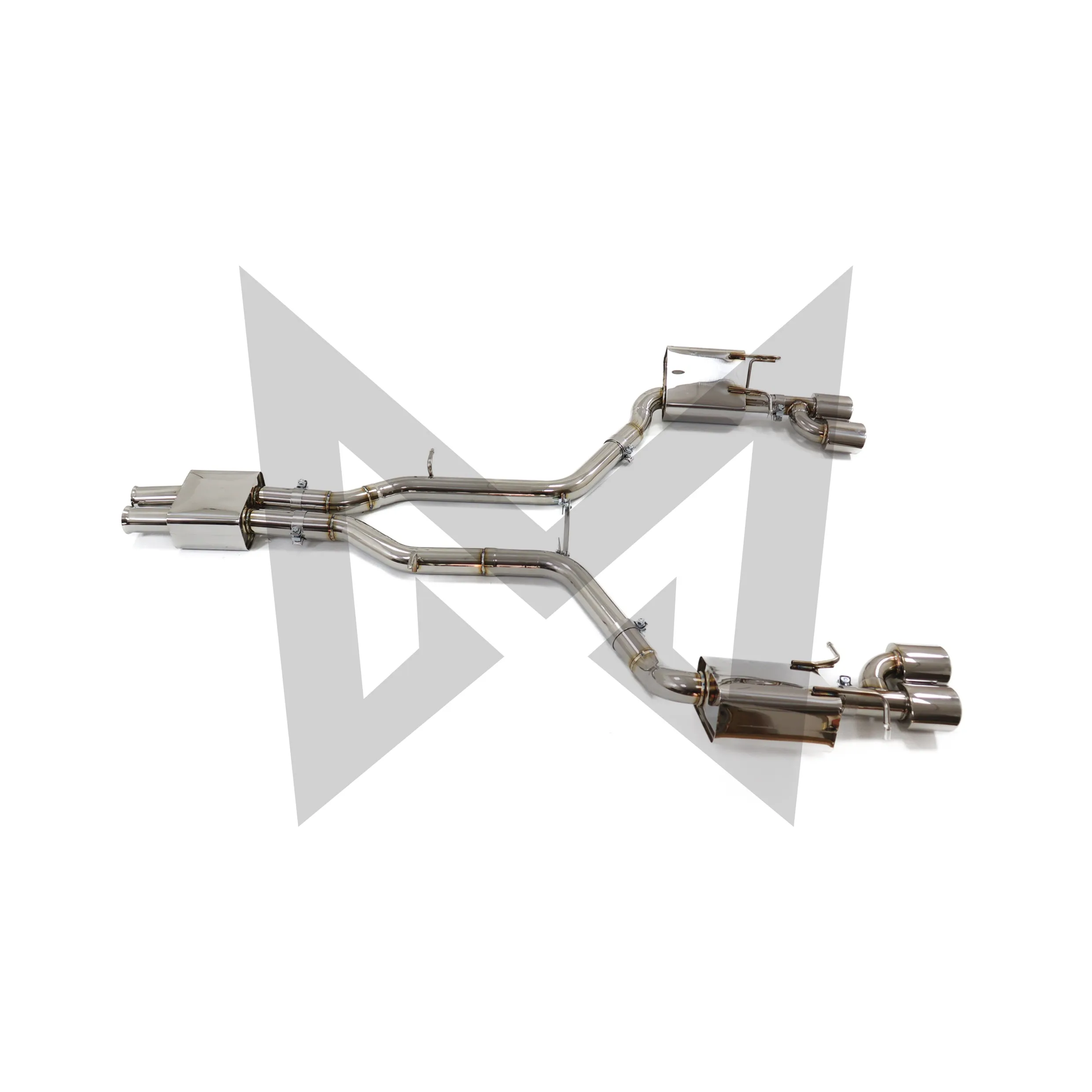 MANX Catback Suitable for Benz W204 C63 6.2L Muffler Delete Valve Performance Exhaust System SS Lossless installation