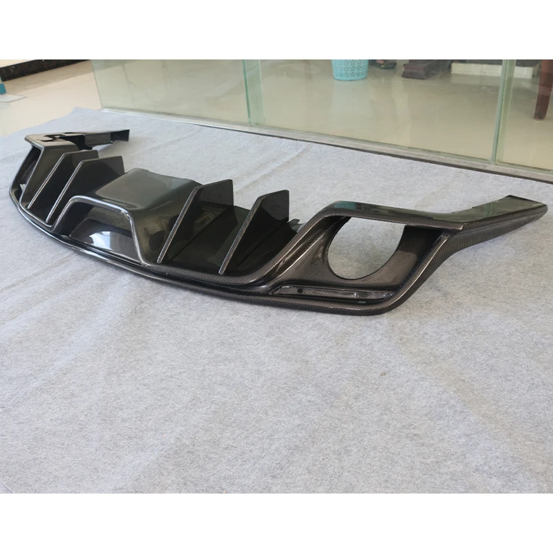 Classic Car Restomod Body Kits- Universal Fitment Carbon Bumper With Fog Light Bolt-On Retrofit/Upgrade New Condition For
