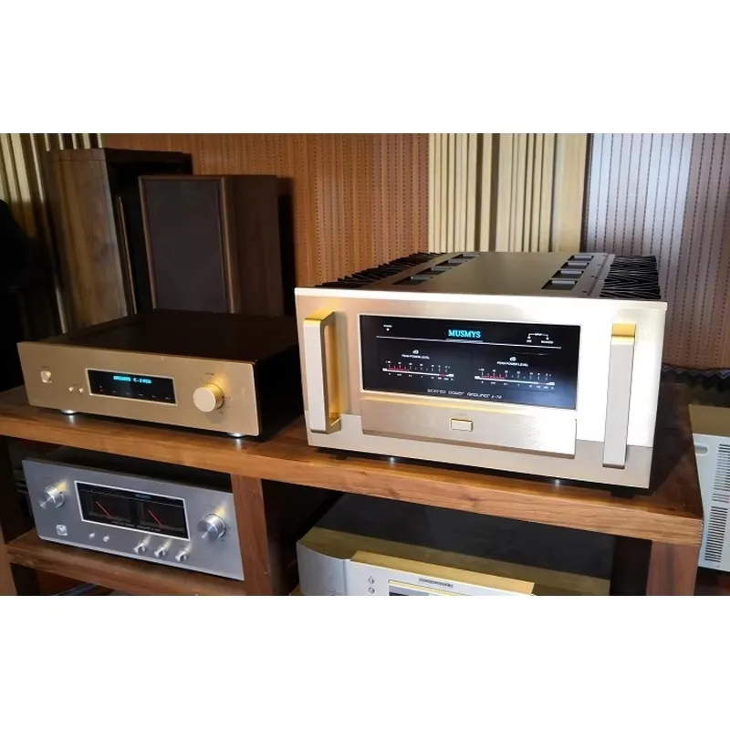 OEM ODM N-051 High-Power Pure Class a Fever High-End Pure Hifi-Leistungsverstärker auf der Rückseite, neu gravierter Golden Voice Amplificador