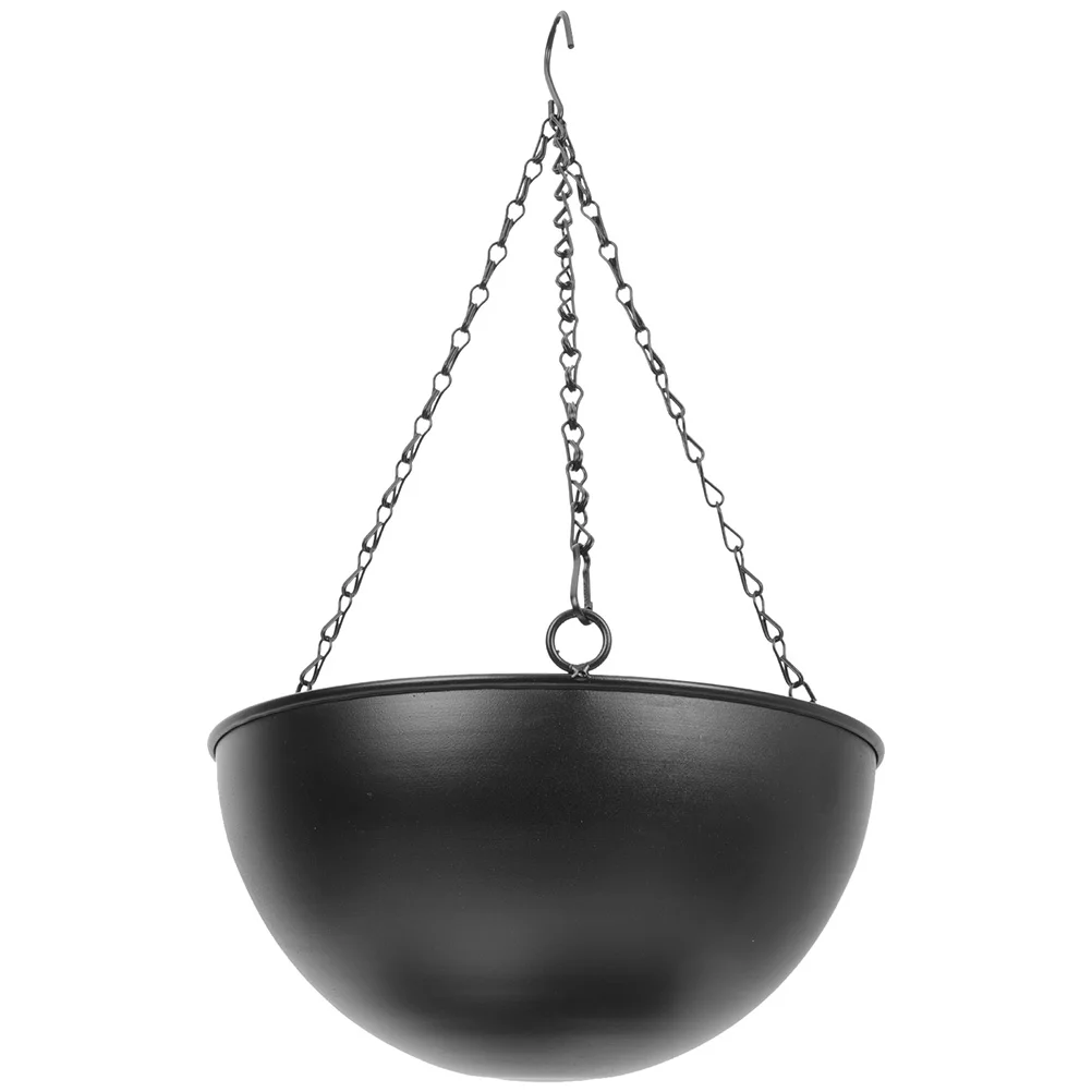 

Hanging Planter Metal Basket Multi Functional Flower Holders Balcony Garden Durable Plant Pot Vase Container Outdoor Decor