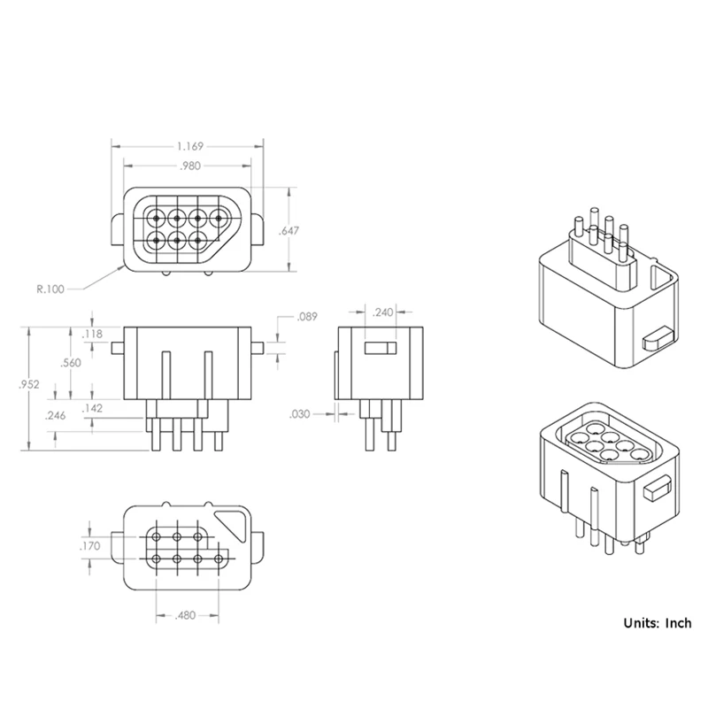 10 pz 90 180 gradi 7pin connettore femmina parti di ricambio per NES Console Socket Controller connettore porta presa