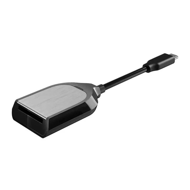 Efficientt-SD UHS-II High-Speed USB-C Reader 300MB/S Transfer Compact Type-C Card Adapter For Mac Ipad Laptop 4K Video Support