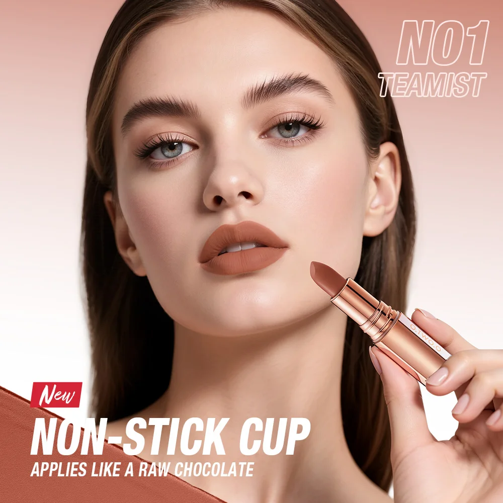 O.TWO.O Matte Lipstick Lip Stain Makeup Lightweight Moisturize  Waterproof Color-Lock  24h Non-stick Lip Stain Lip Tint Makeup