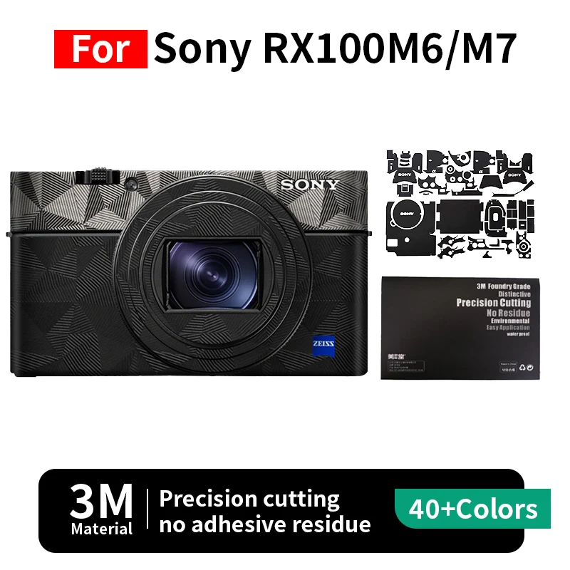 

Mebont для Sony RX100M6/7 кожа Sony RX100M6/RX100M7 наклейка для камеры защитная пленка полная защита без остатков