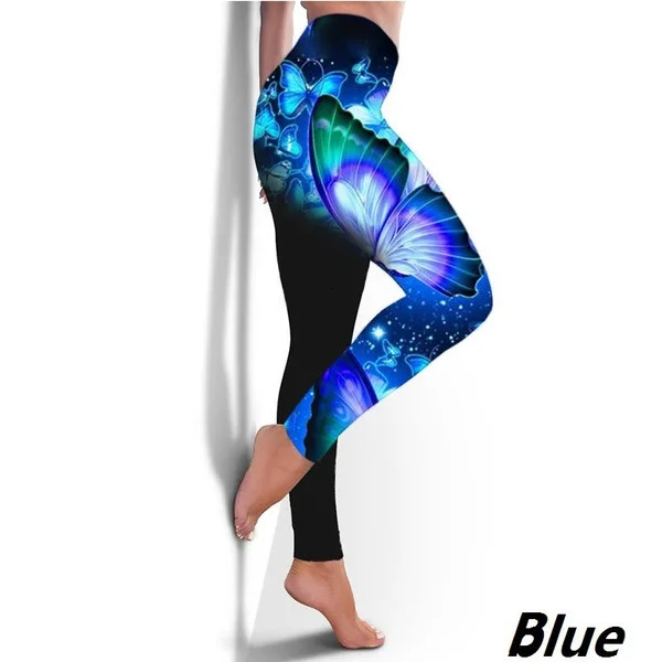 New ButterflySport Leggings Women 3D Printing Tights Yoga Pants Gym Leggin Ladies Seamless Leggins for Female LeginsySexy Legins