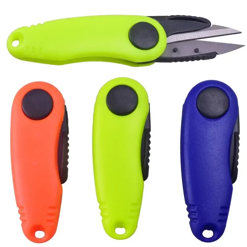 FLYSAND Portable Folding Fishing Line Cut Clipper - Fishing Scissor Thread Cutters, Essential Fishing Tackle Accessories