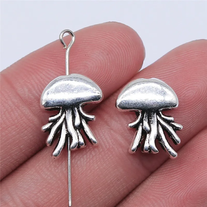 10Pcs Silver Color …