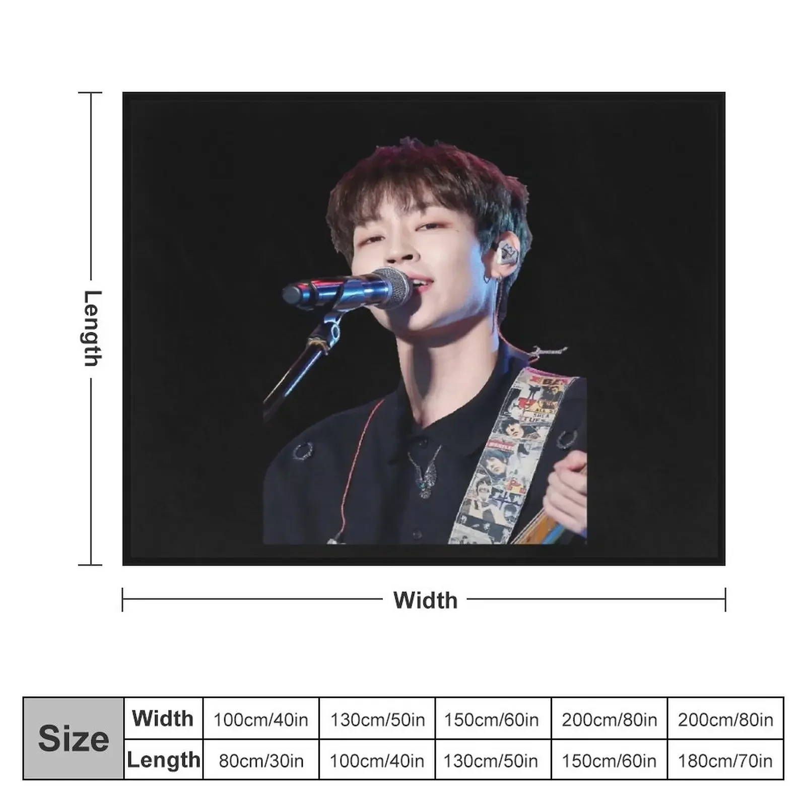 Woosung Portrait Throw Blanket Summer Nap Beautifuls Blankets