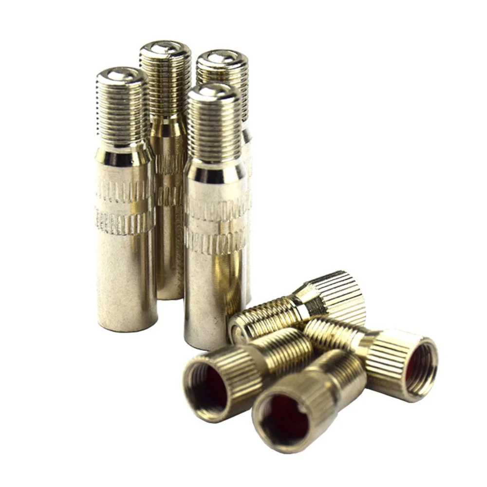 

2Pcs Replacement Screw-on Stem Extension Chrome Plated Brass 19mm 25mm 39mm Wheel Tire Cap Extender Adapter for Car Truck Bike