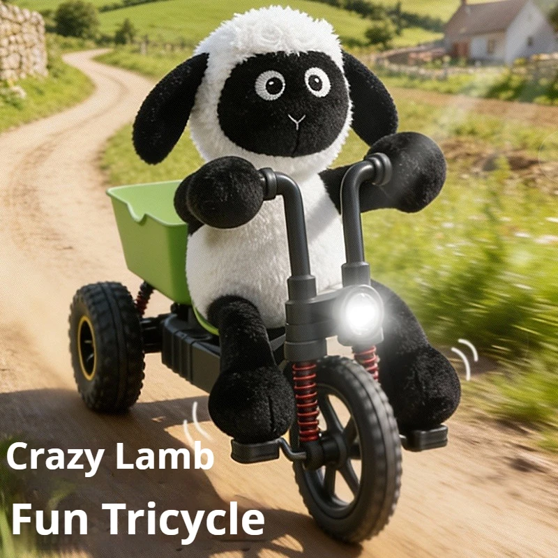 

New RC Lamb Tricycle Remote Control Car High Speed Drift Stunt Vehicle Perfect Giftfor Kids Drifting Toys Kids Love the Most