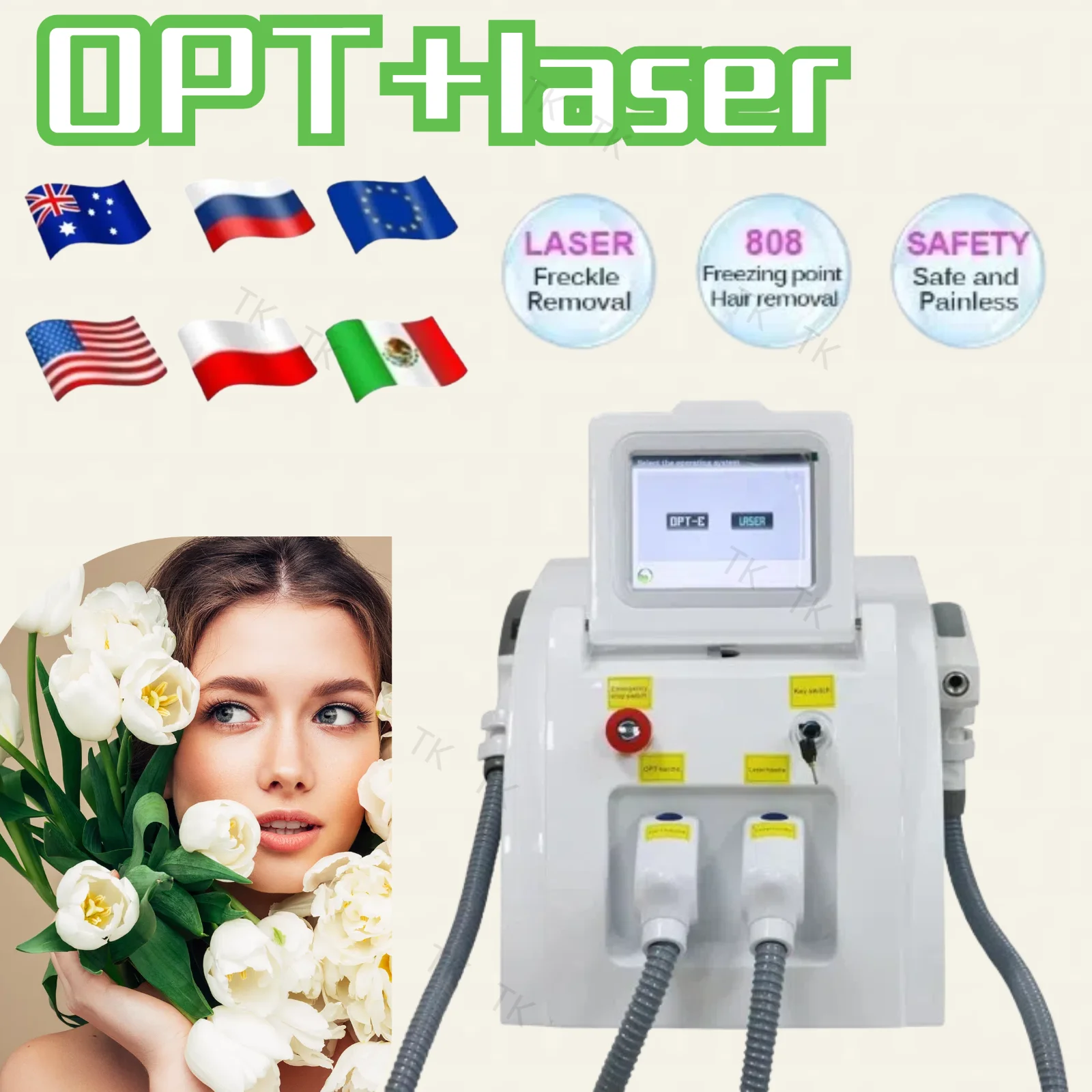 

Multifunction IPL OPT Hair Removal Picosecon Laser Machine Permanent Hair Removal Get a Tattoo Beauty Machine 2025