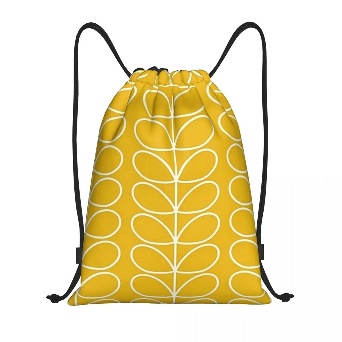 

Orla Kiely Linear Stem Drawstring Backpack Women Men Sport Gym Sackpack Portable Training Bag Sack