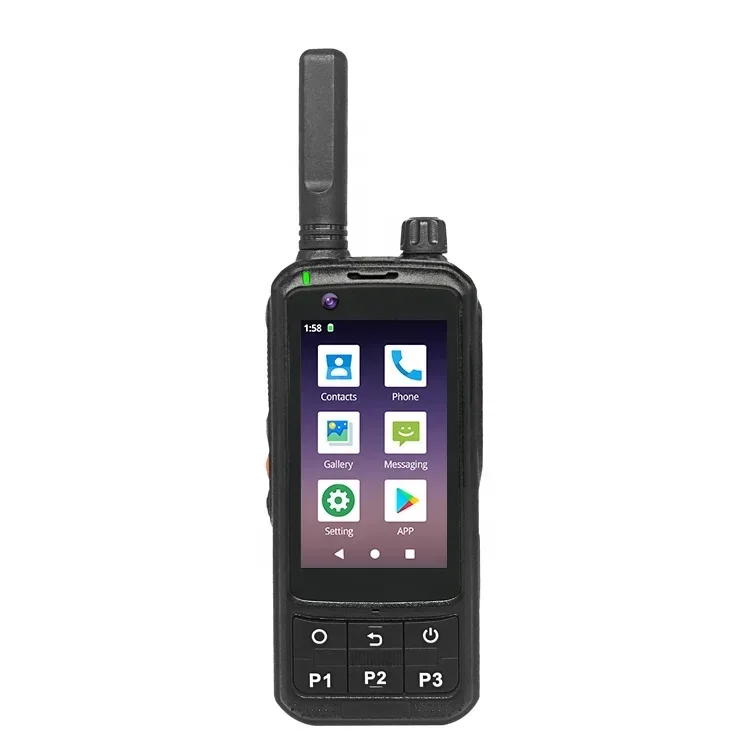 Big touch screen Multi platform 4G Android Sim card portable radio with GPS WIFI Wireless network radio