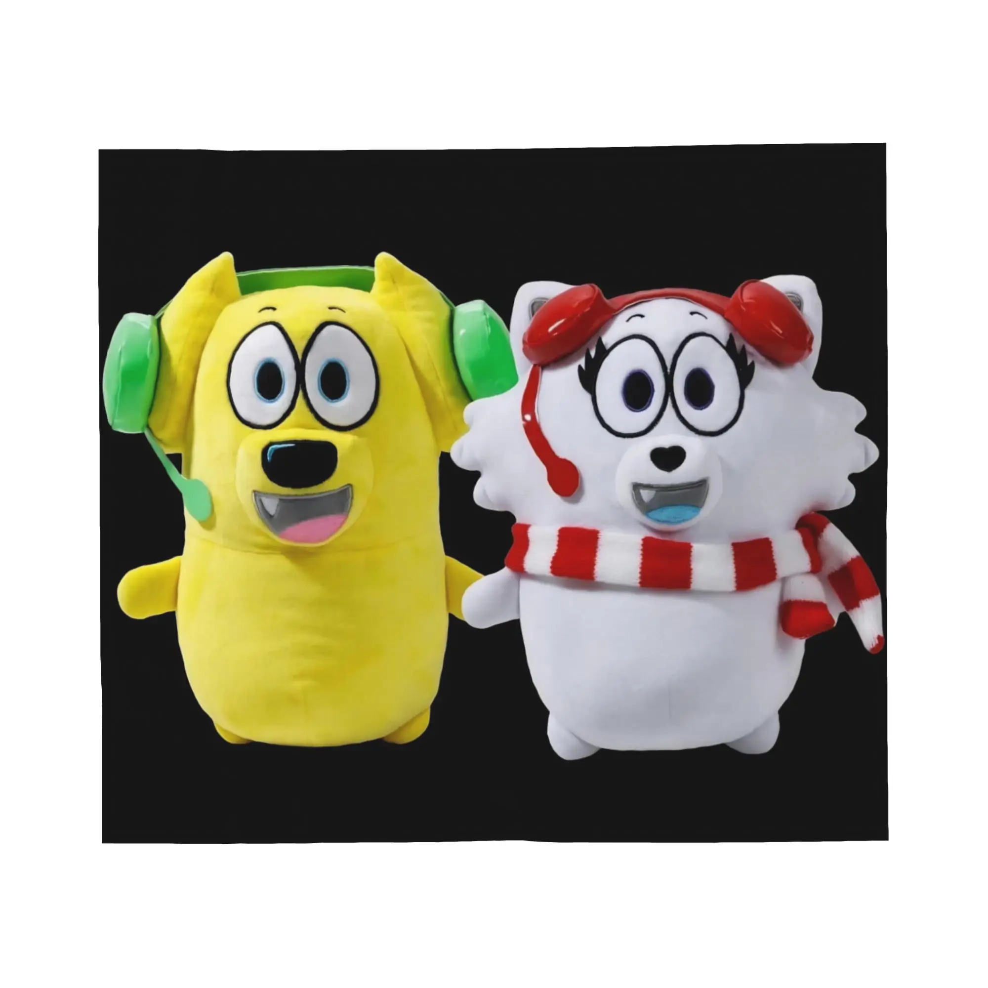 Tylers And Snowi Gaming Blankets Cute Cartoon Fuzzy Throw Blankets Summer Air Conditioning Decoration Soft Warm Bedspread