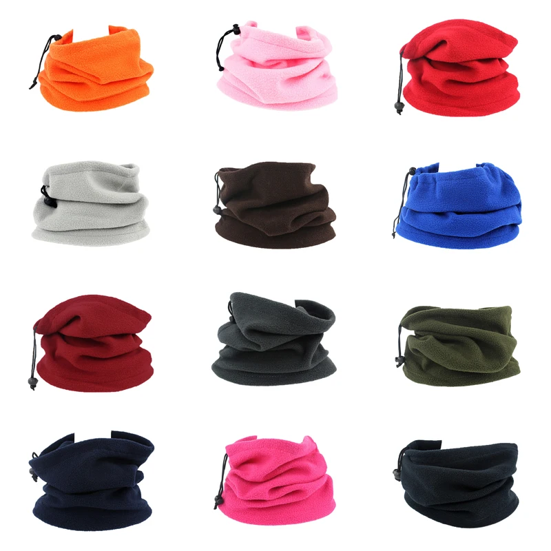 Mężczyźni kobiety Winter Bandana Outdoor osłona na twarz Snowboard Ski Neck Warmer Gaiter kolarstwo miękki polarowy szalik sport termiczna maska na