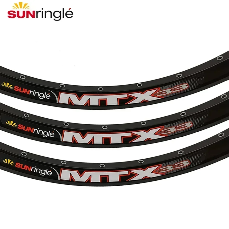 Sunringle High Strength Rims MTX33 Mountain Bike Circle 32H 26/27.5/29 inch MTB Della Bicicletta Rim TUBELESS READY Per DH FR AM