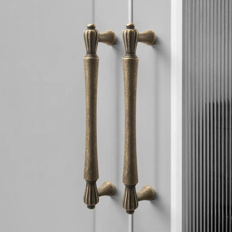 Antique Cabinet Door Handles for Wardrobes Dressing Tables and Wine Cabinets American-Style Drawer Pulls for Furniture Hardware