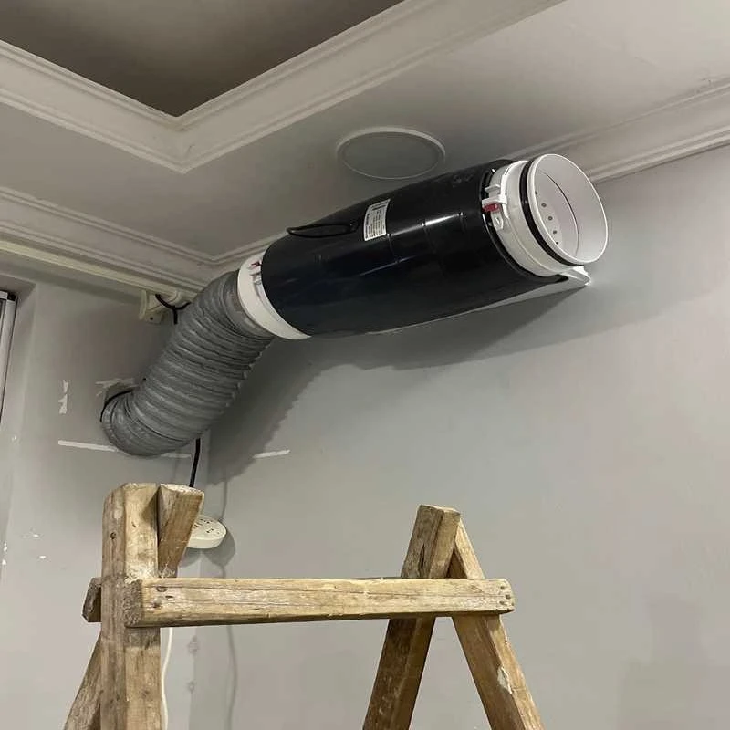 Light sound duct fan High efficiency and energy saving Home commercial kitchen Large air volume ventilation fan Air supply